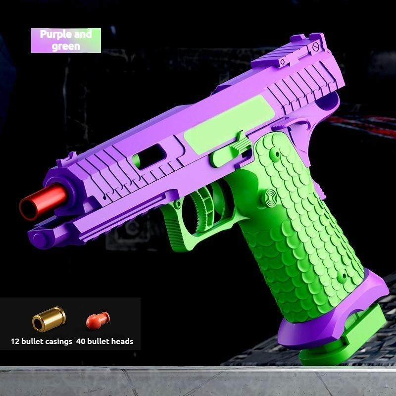 Desert Eagle Model Toy Gun with 40 Bullets, 12 Shells